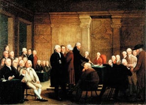signing of the declaration of independance