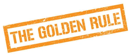 166203931-the-golden-rule-orange-grungy-rectangle-stamp-sign-